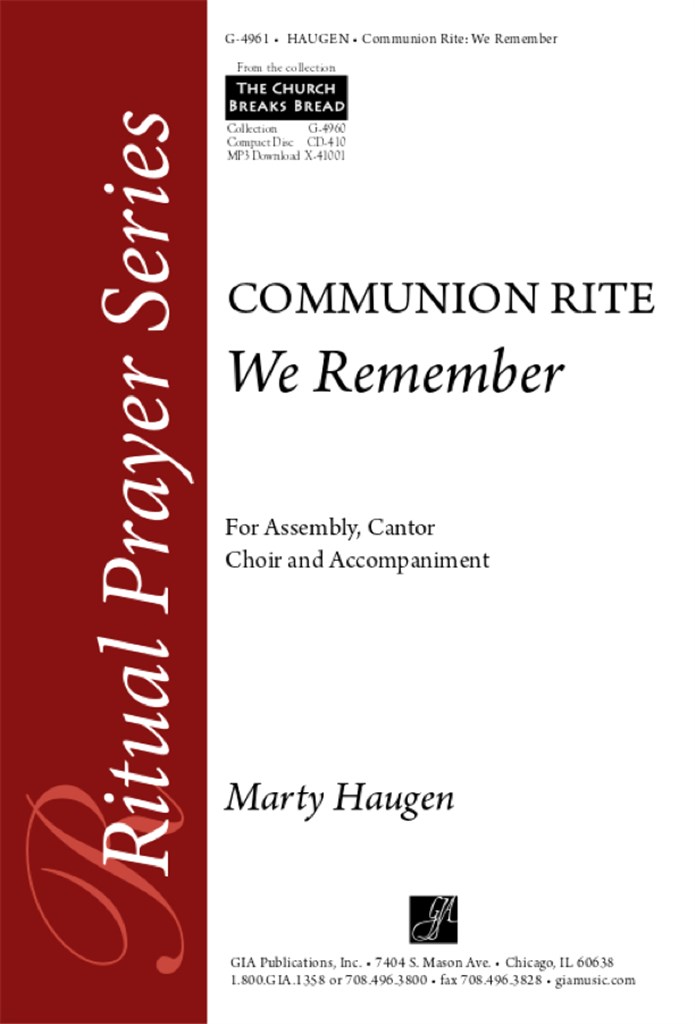 We Remember: Communion Rite